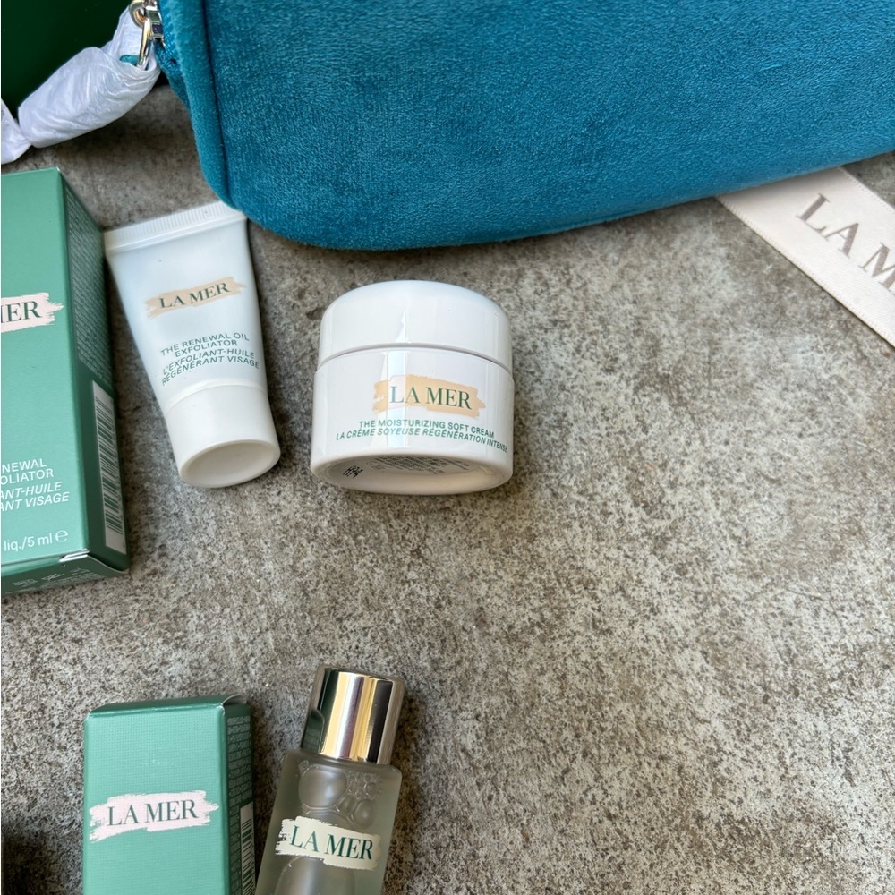 La Mer Set Of 11 Plus La Mer Felt Bag Plus Box Plus Bag - Picture 6 of 9